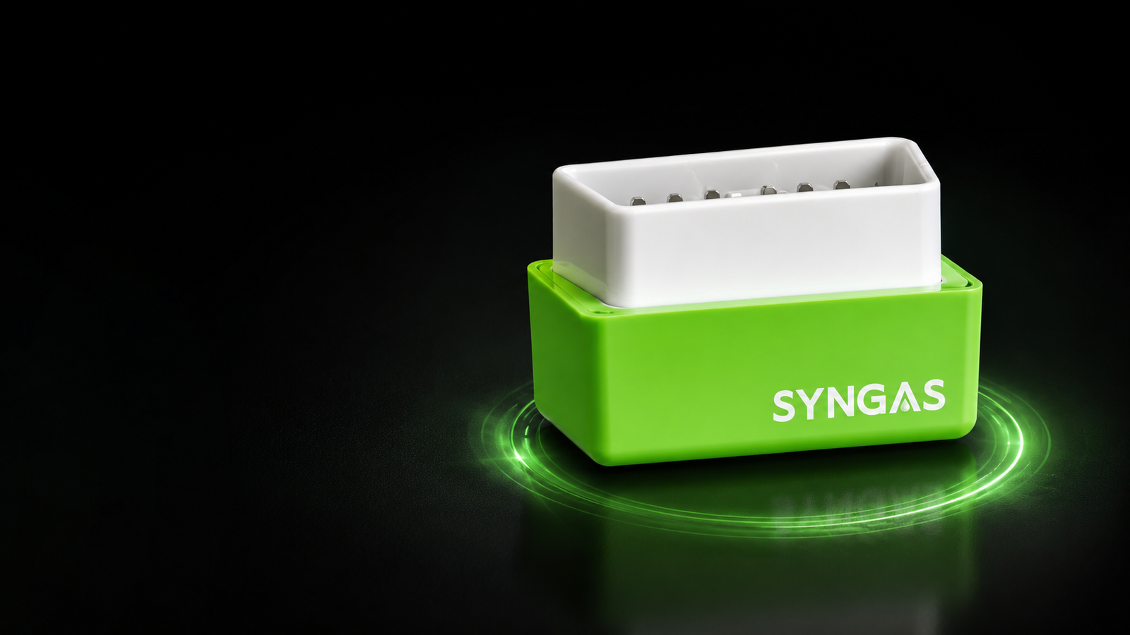 SynGas OBD2 device — premium render