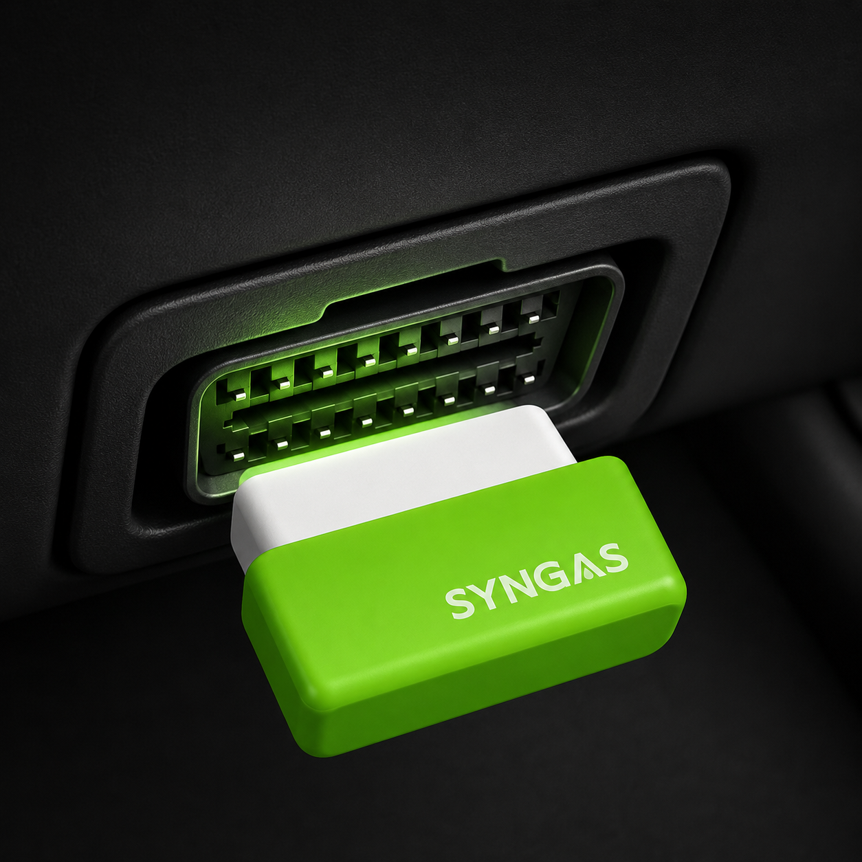 SynGas plugged into OBD2 port